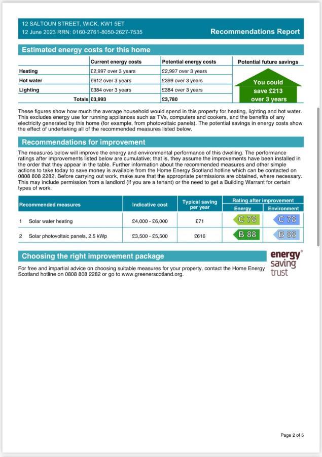 2 Bedroom Townhouse On Nc500, Wick, Highland 윅 외부 사진
